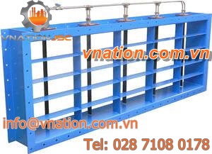 Pitot tube flow meter / for air / flange-mount / for square ducts