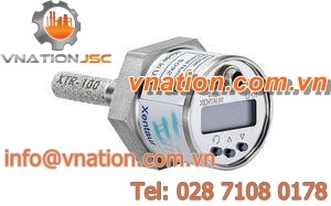 duct-mount dewpoint transmitter / 2-wire / with integrated digital display / compact