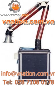 industrial fume extractor / with extraction arm / mobile