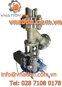 butterfly valve / pneumatic / flow-control / stainless steel