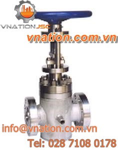 gate valve / handwheel / shut-off / for slurry