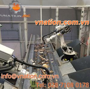 pivot arm sorting system / automatic / for waste