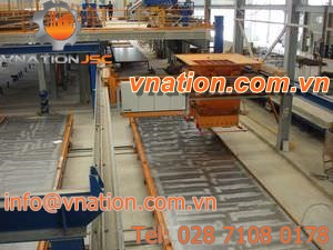 production line / insulation panel