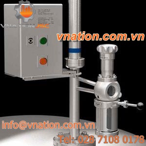 piston valve / sampling / for chemicals / stainless steel
