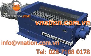 double-shaft shredder / for waste / for metal / plastics