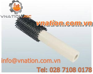 cylindrical brush / conveying / cleaning / deburring