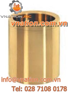radial plain bearing / bronze
