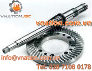 spiroid gear / flange