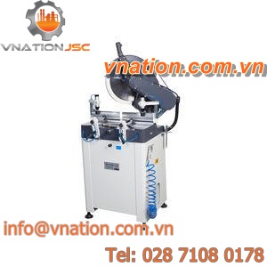 miter saw / for PVC / plastics / for aluminum