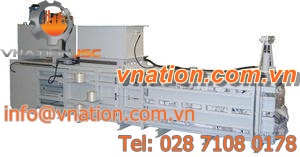 horizontal baling press / top-loading / channel / for plastics