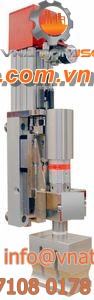 linear actuator / pneumatic / double-acting / for integration