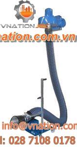 industrial fume extractor / mobile / with extraction arm