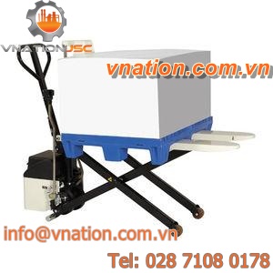 electro-hydraulic pallet truck / multifunction / high-lift