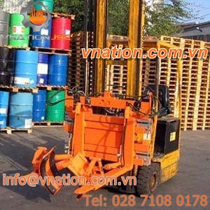 manipulator with gripping tool / drum / for forklift trucks