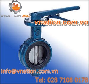 butterfly valve / lever / for chemicals