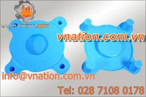flat plug / male / plastic / protection