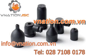 threaded cap / round / NBR / protective