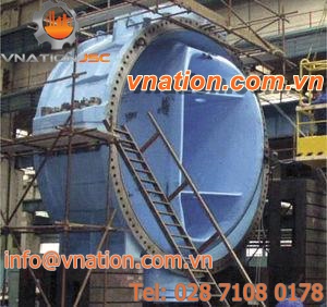 butterfly valve / hydraulic / control / for water