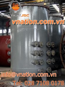 sludge tank / mixing / metal / vertical