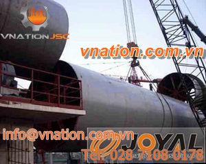 calcination furnace / bell / combustion / rotating