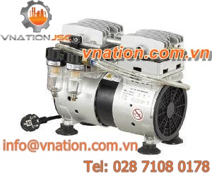 oil-free vacuum pump / rotary vane / single-stage / for medical applications