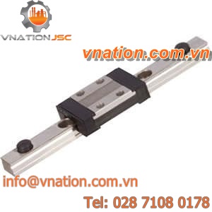 ball linear guide / profiled rail / stainless steel / compact
