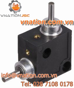 bevel gear reducer / orthogonal / industrial / high-rigidity