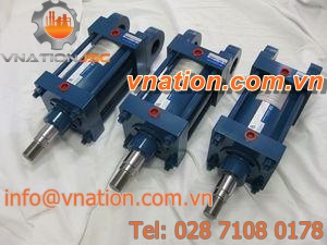 double-acting cylinder / custom / stainless steel