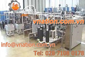 automatic assembly line / control / handling / for welding