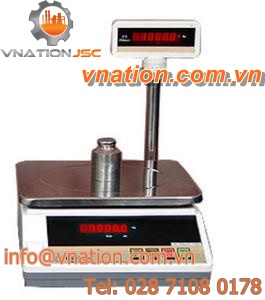 counting scales / retail / benchtop / with LED display