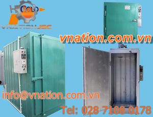 drying oven / truck-in / gas-fired / explosion-proof