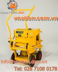 pan mixer / batch / industrial / concrete
