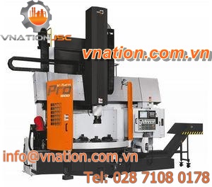 CNC lathe / vertical / 2-axis / high-speed