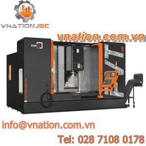 3-axis CNC milling machine / vertical / traveling-column / fixed-bed