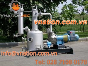 liquid ring pump vacuum unit / for the chemical industry / laboratory