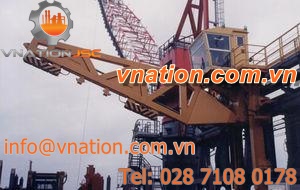 fixed crane / hydraulic / loading / deck