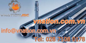 precision shaft / hollow / steel / chrome steel