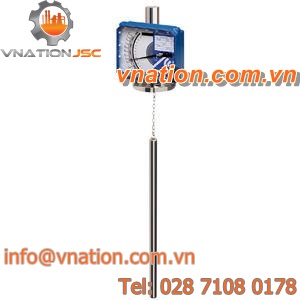 float level transmitter / for liquids / for tanks / PVC