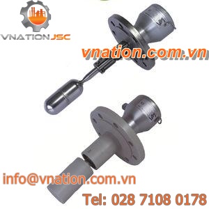 magnetic float level switch / for liquids / flange / side-mount