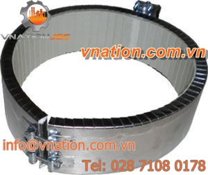band heater / stainless steel / conduction