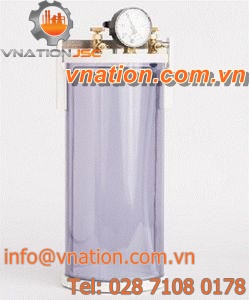 PVC tank / high-volume / vertical / for anaerobic incubation