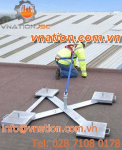 counterbalanced fall arrest anchor