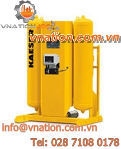dry filtration unit / absorption / activated carbon / for compressed air