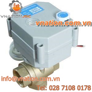 ball valve / electric / shut-off / for water
