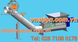 screw sieve / for liquids / sewage sludge / with compactor