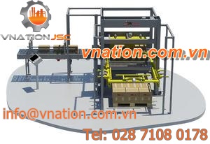 high level infeed palletizer / for loads / fully-automatic