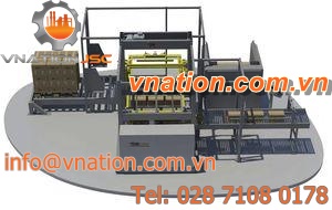 layer palletizer / for boxes / fully-automatic