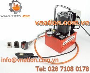 hose crimping machine / semi-automatic / electro-hydraulic