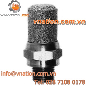 exhaust silencer / for valves / steel