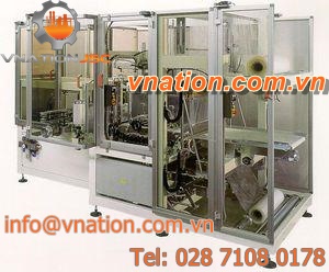 automatic shrink wrapping machine / with heat shrink film / double / for the food and beverage industry